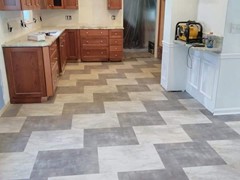 Luxury Vinyl Tile in kichen